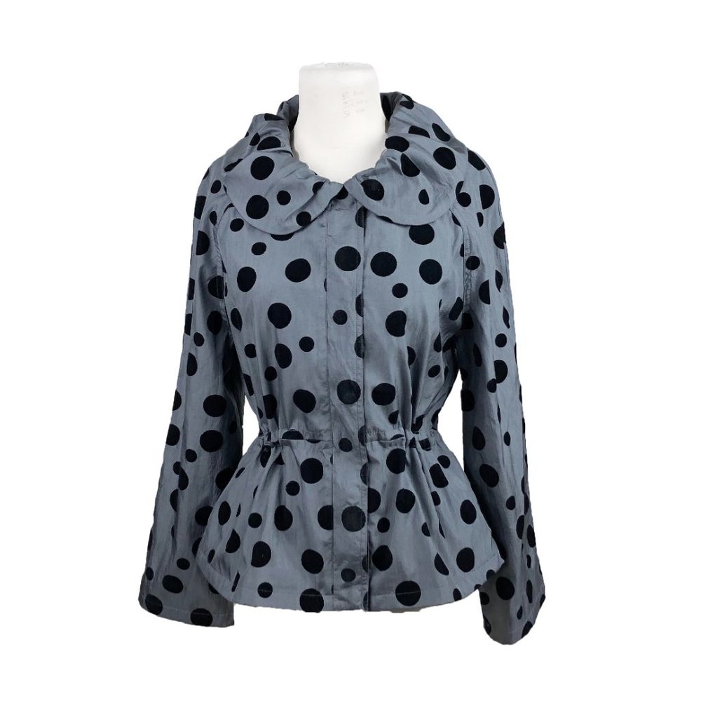 UBU M Medium Jacket Polka Dot Drawstring Waist